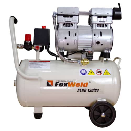 Купить Компрессор безмасляный AERO 130/24 FoxWeld 0,75 кВт по низкой цене