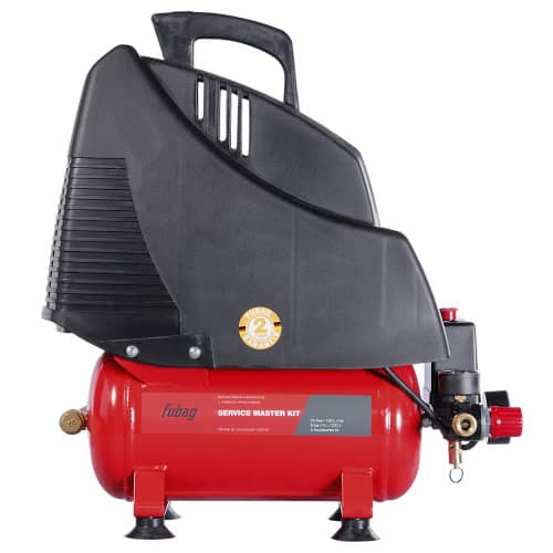 Купить Компрессор безмасляный Fubag Service Master Kit 1,1 кВт + набор из 6 предметов по низкой цене