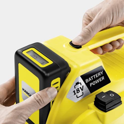 Купить Пылесос Karcher аккумуляторный WD1 Compact Battery Set 18 В 1х2,5 Ач Li-Ion 7 л по низкой цене