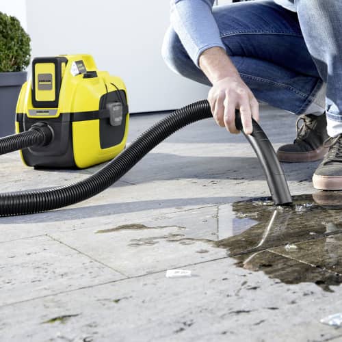 Купить Пылесос Karcher аккумуляторный WD1 Compact Battery Set 18 В 1х2,5 Ач Li-Ion 7 л по низкой цене
