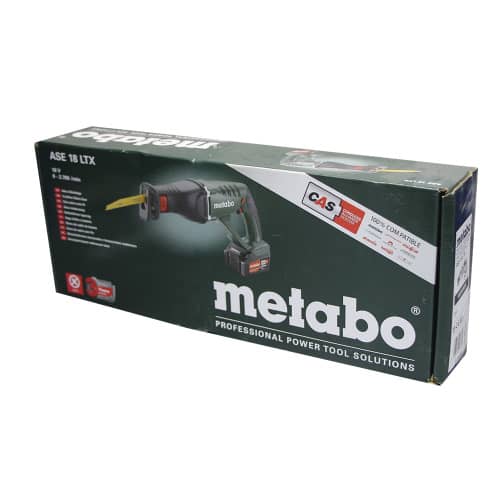 Купить Сабельная пила аккумуляторная Metabo ASE 18 LTX 18 В ход 30 мм, без аккумулятора по низкой цене