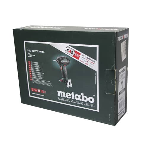 Купить Гайковерт аккумуляторный бесщеточный Metabo SSD 18 LTX 200 BL ударный 18 В, без аккумулятора по низкой цене