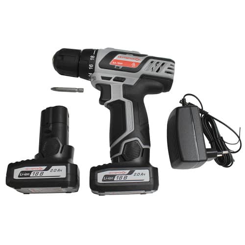 Купить Шуруповерт аккумуляторный ИНТЕРСКОЛ ДА-18ЭР 2х2,0 Ач Li-Ion 18 В по низкой цене