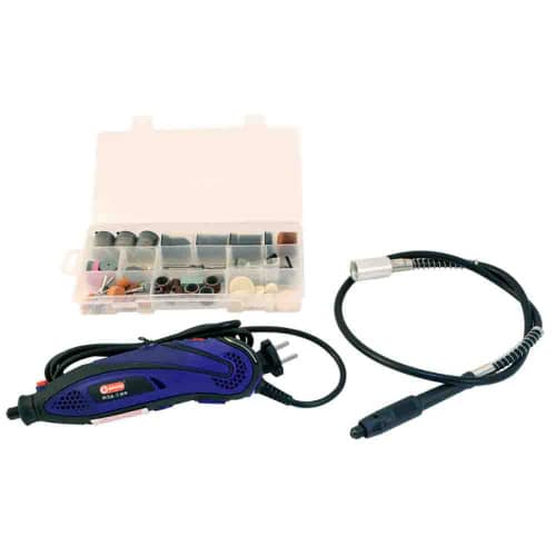 Купить Гравер электрический ДИОЛД МЭД-2МФ 150 Вт + набор оснастки 250 предметов по низкой цене