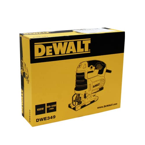 Купить Электролобзик DeWalt DWE349-KS 650 Вт пропил 85 мм по низкой цене