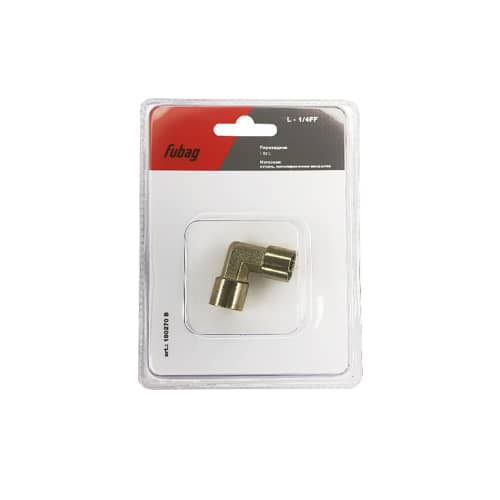 Купить Переходник Fubag L-образный 1/4 FF по низкой цене