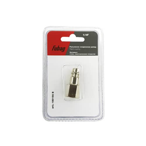 Купить Штуцер соединительный Fubag рапид папа на 1/4 F по низкой цене