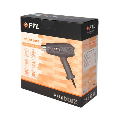 Купить Фен технический FTL HG 2000, 2000 Вт по низкой цене