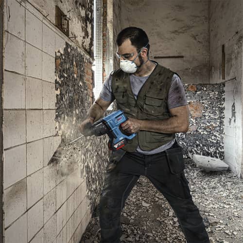 Купить Перфоратор аккумуляторный BOSCH Professional GBH 180-LI PRO-MIX SDS-Plus бесщеточный 18 В 2,0 Дж, без аккумулятора по низкой цене