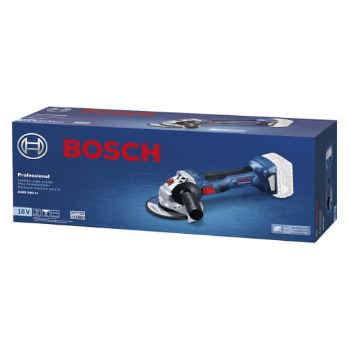 Купить Угловая шлифмашина аккумуляторная BOSCH Professional GWS 180-LI PRO-MIX бесщеточная 18 В 125 мм, без аккумулятора по низкой цене