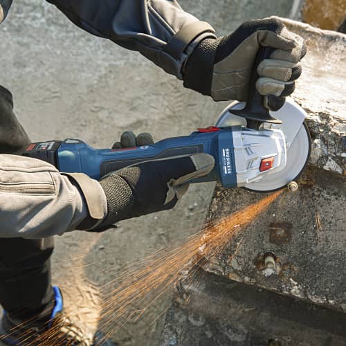 Купить Угловая шлифмашина аккумуляторная BOSCH Professional GWS 180-LI PRO-MIX бесщеточная 18 В 125 мм, без аккумулятора по низкой цене