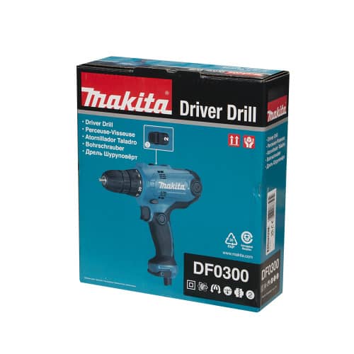 Купить Дрель-шуруповерт Makita DF0300 сетевая 320 Вт по низкой цене