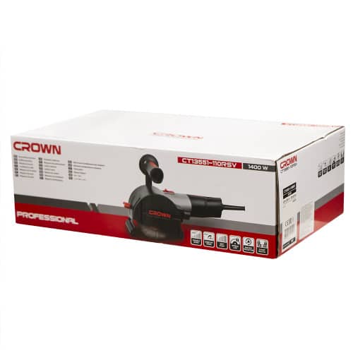 Купить Щеточная шлифовальная машина CROWN CT13551-110RSV 1400 Вт 110 мм по низкой цене