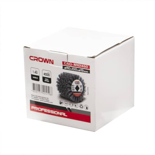 Купить Нейлоновая щетка CROWN CAQ-N1101460, 110х100х19 мм по низкой цене