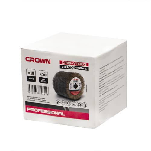 Купить Стальная щетка CROWN CAQ-V11003, 110х100х19 мм по низкой цене