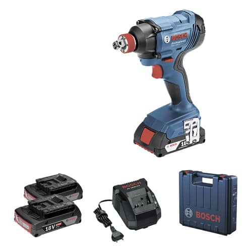Купить Гайковерт аккумуляторный ударный BOSCH Professional GDX 180-LI 2х2,0 Ач Li-Ion 18 В по низкой цене