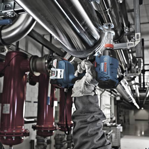 Купить Гайковерт аккумуляторный ударный BOSCH Professional GDX 180-LI 2х2,0 Ач Li-Ion 18 В по низкой цене