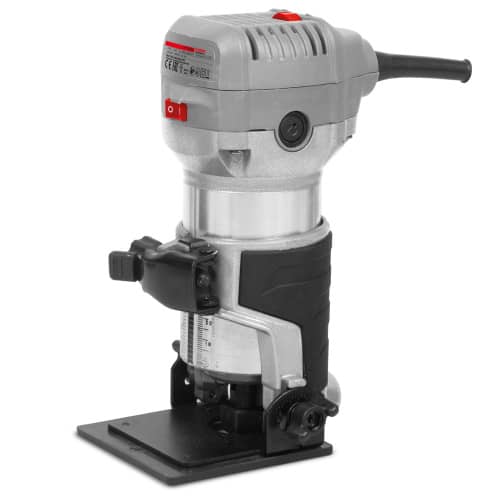 Купить Кромочный фрезер CROWN CT11023S 710 Вт цанга 6/8 мм + 3 сменных базы по низкой цене