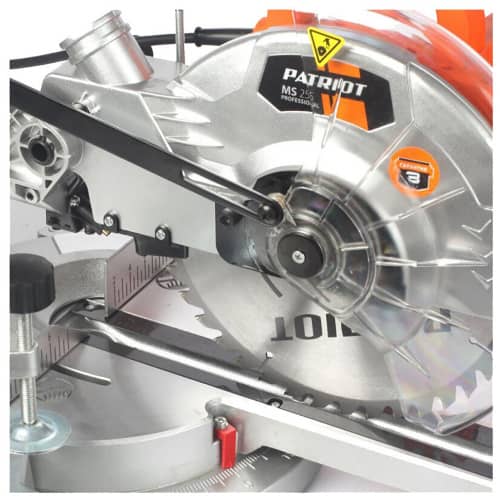 Купить Торцовочная пила с протягом Patriot MS 255, 1800 Вт диск 255 мм по низкой цене
