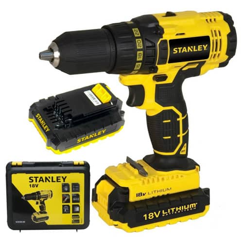 Купить Набор STANLEY 18 В аккумуляторный шуруповерт SCD20S2K + аккумуляторная сабельная пила STSC1820 по низкой цене