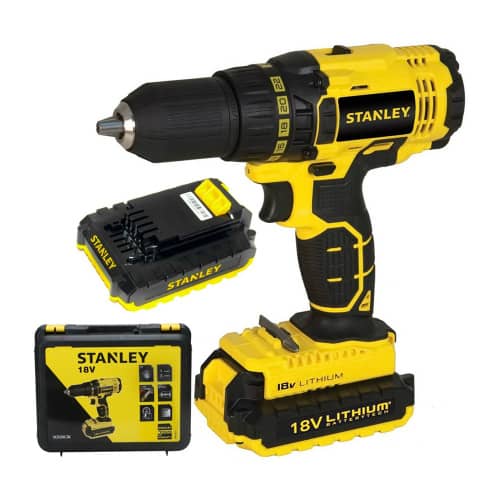 Купить Набор STANLEY 18 В аккумуляторный шуруповерт SCD20S2K + аккумуляторный электролобзик STSC1860 по низкой цене
