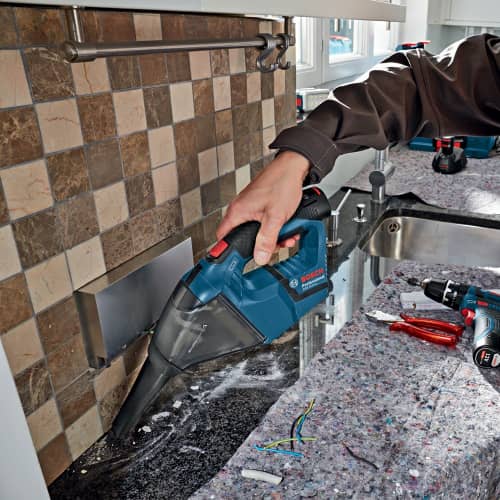 Купить Аккумуляторный пылесос BOSCH Professional GAS 12V бак 0,4 л 12 В, без аккумулятора по низкой цене