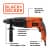 Купить Перфоратор Black&Decker BDHR26KR-RU SDS-Plus 800 Вт 3 Дж по низкой цене
