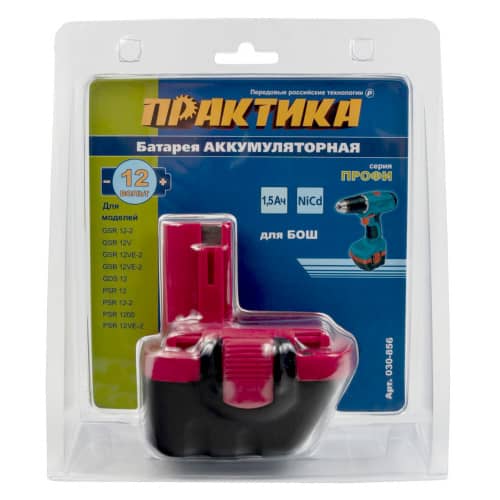 Купить Аккумулятор Ni-Cd 12 В для Bosch ПРАКТИКА по низкой цене