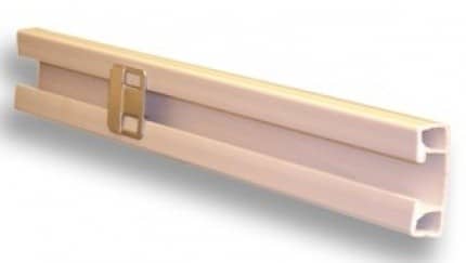 Обрешетка для панелей ПВХ, пластиковая, 10x3000 мм