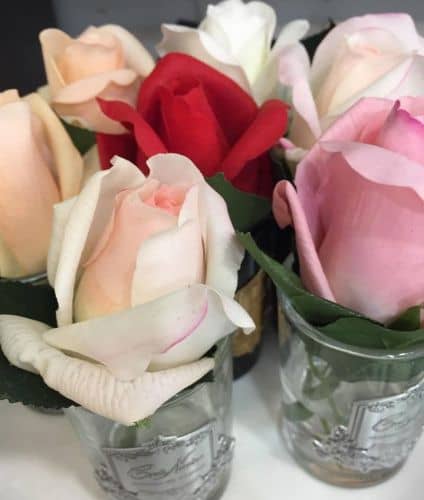 Купить Букет Cote Noire Бутон розы Ivory ароматический, прозрачное стекло по низкой цене