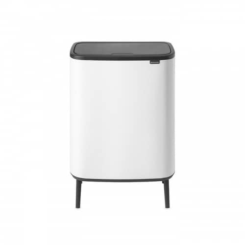 Купить Бак Brabantia Touch Bin Bo Hi мусорный, белый, 60 л по низкой цене