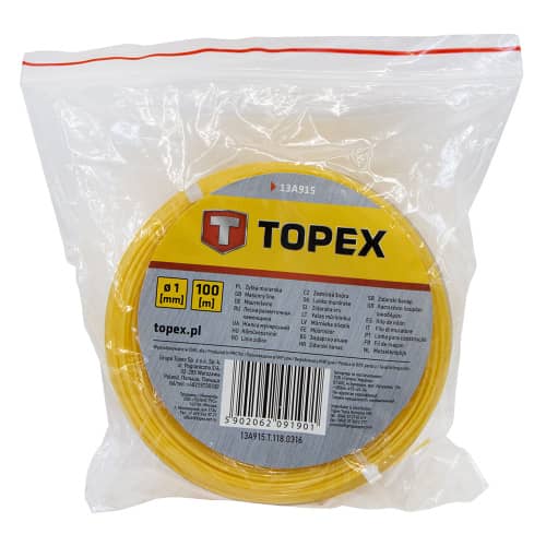 Купить Леска разметочная 100 м х 1 мм TOPEX по низкой цене
