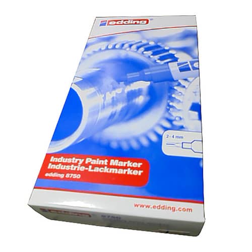 Купить Маркер для жирных и пыльных поверхностей черный наконечник 2-4 мм Edding по низкой цене