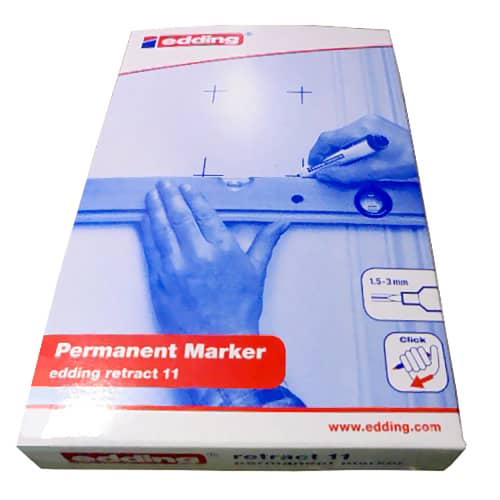 Купить Маркер перманентный автоматический черный Edding по низкой цене