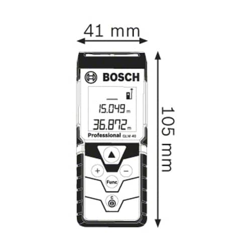 Купить Лазерный дальномер BOSCH Professional GLM40 до 40 м по низкой цене