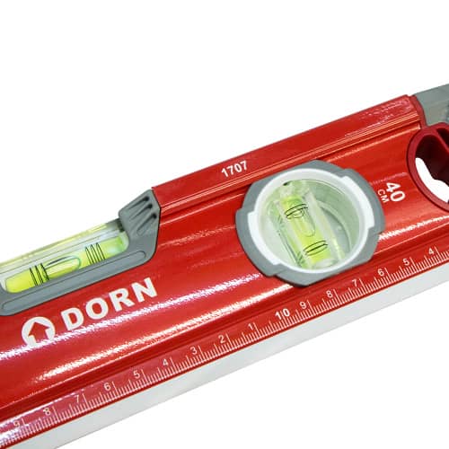 Купить Уровень DORN 40 см с ручкой 2 глазка по низкой цене