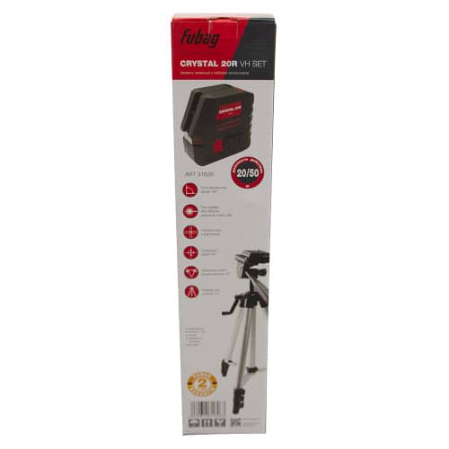 Купить Лазерный нивелир Fubag Crystal 20R VH Set 20 м по низкой цене
