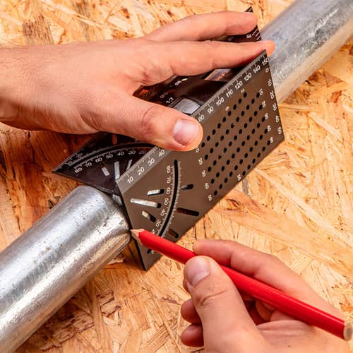 Купить Угольник алюминиевый 3D «японский» NEO Tools 72х155х215х62 мм по низкой цене