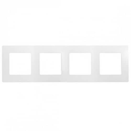 Купить Рамка Legrand Этика 4 поста белая по низкой цене