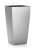 Купить Кашпо Lechuza Cubico Alto silver metallic 40x40x105 см по низкой цене