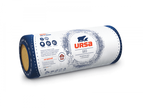 Купить Минвата Ursa Geo М-15/50 2х8500х1200х50 мм, 20,4м2=1,02м3, 2шт по низкой цене
