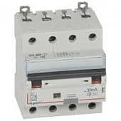 Купить Дифавтомат Legrand DX³ 4P 16А (C) 10кА 30мА (AC) 411186 по низкой цене
