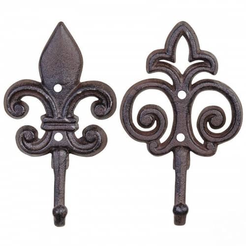 Купить Крючки Esschert Design Fleur-de-Lis настенные по низкой цене