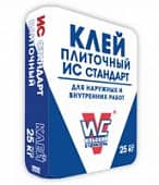 Купить Клей ИС Стандарт для плитки и керамогранита 25 кг по низкой цене
