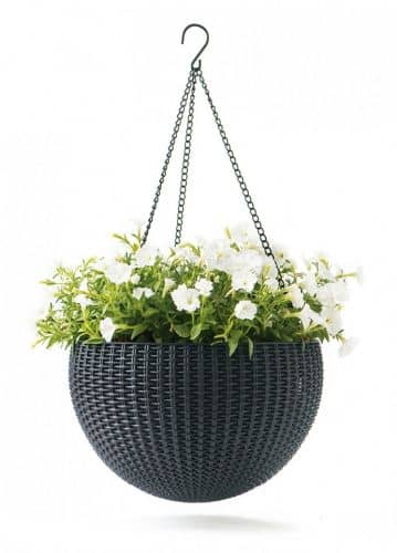Купить Кашпо на подвесе Keter Hanging Sphere Planter по низкой цене