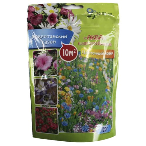 Купить Газон цветущий «АКВА» 120 гр по низкой цене