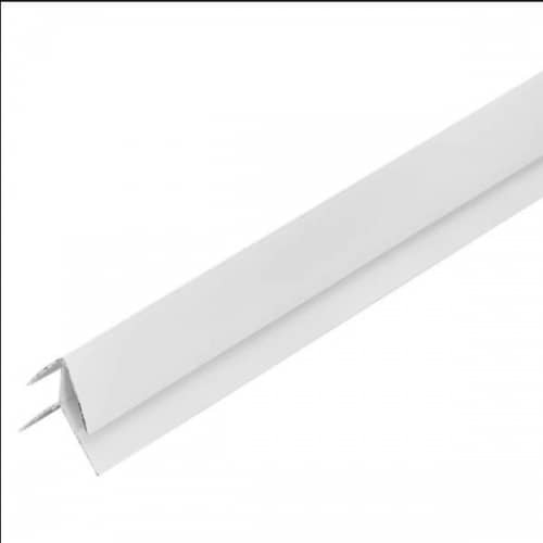 Внешний угол для панелей ПВХ, внешний, 3 м, ПВХ, белый