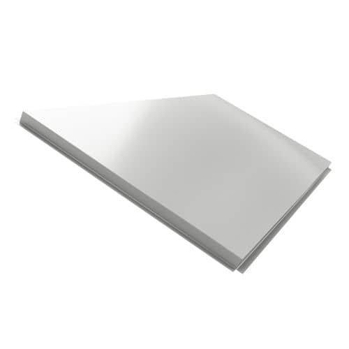 Купить Фасадная кассета Standard прямая 1170х545 мм RAL9006 (бело-алюминиевый цвет) для наружной отделки дома по низкой цене