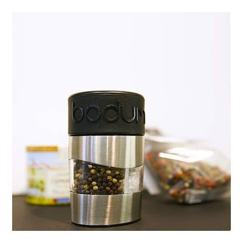 Купить Мельница BODUM Twin для соли и перца черная по низкой цене