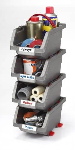 Купить Набор лотков Keter Click Bins Medium Клик Бинс 4 шт по низкой цене